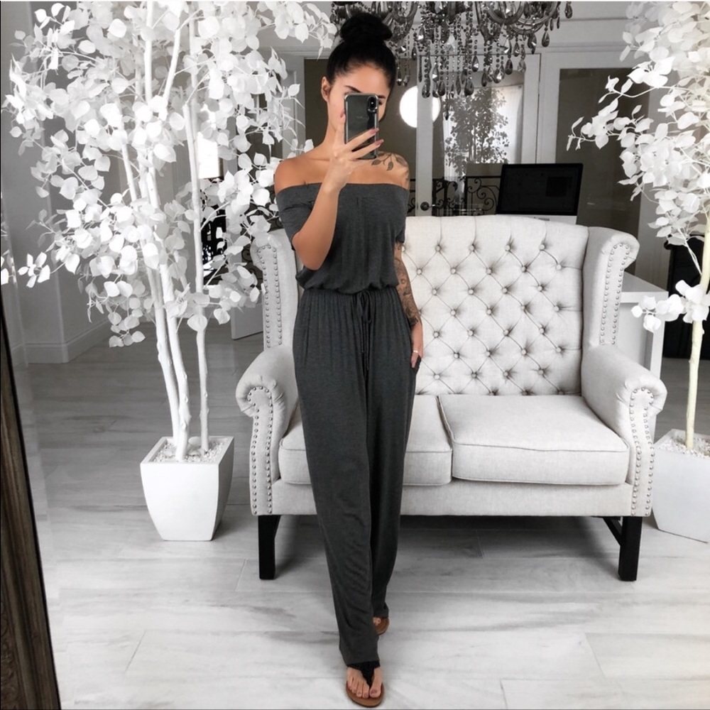 Grey jumpsuit